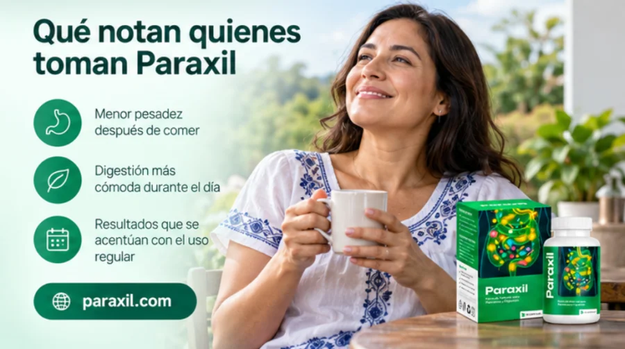 Paraxil — rutina diaria de dos cápsulas
